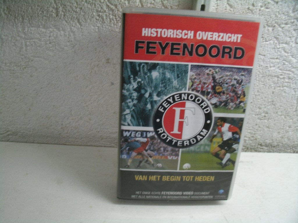 vhs 150b historisch overzicht feyenoord 2002 van het begin t, Cd's en Dvd's, VHS | Film, Alle leeftijden, Ophalen of Verzenden