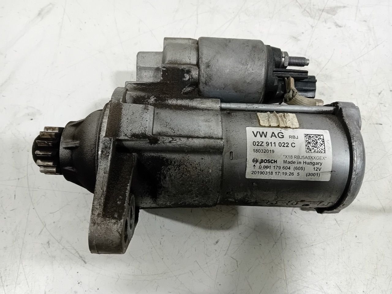 Startmotor Volkswagen Golf, Onderdelen@venauto.nl, Van der Ven Autorecycling B.V., Gebruikt, Seat
