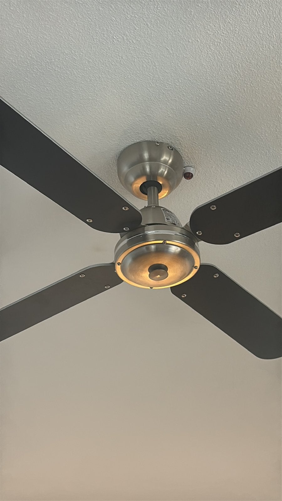 Plafond ventilator, Witgoed en Apparatuur, Ventilatoren, Ophalen of Verzenden, Zo goed als nieuw, Plafondventilator