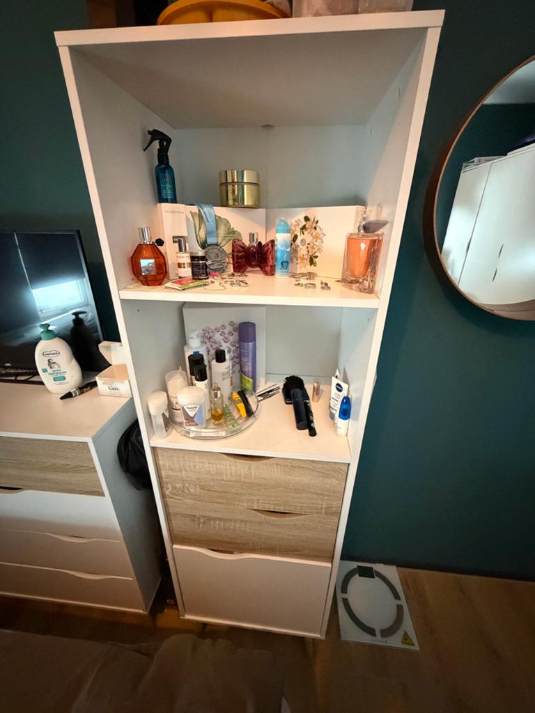 Boekenkast Delta, Ophalen, Minder dan 50 cm, Gebruikt, Met lade(s)