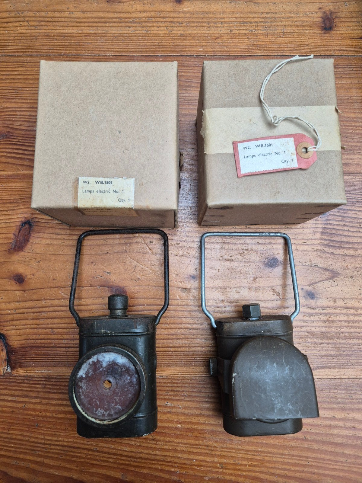 Britse WW2 fiets/seinlampjes, Verzamelen, Militaria | Tweede Wereldoorlog, Ophalen of Verzenden