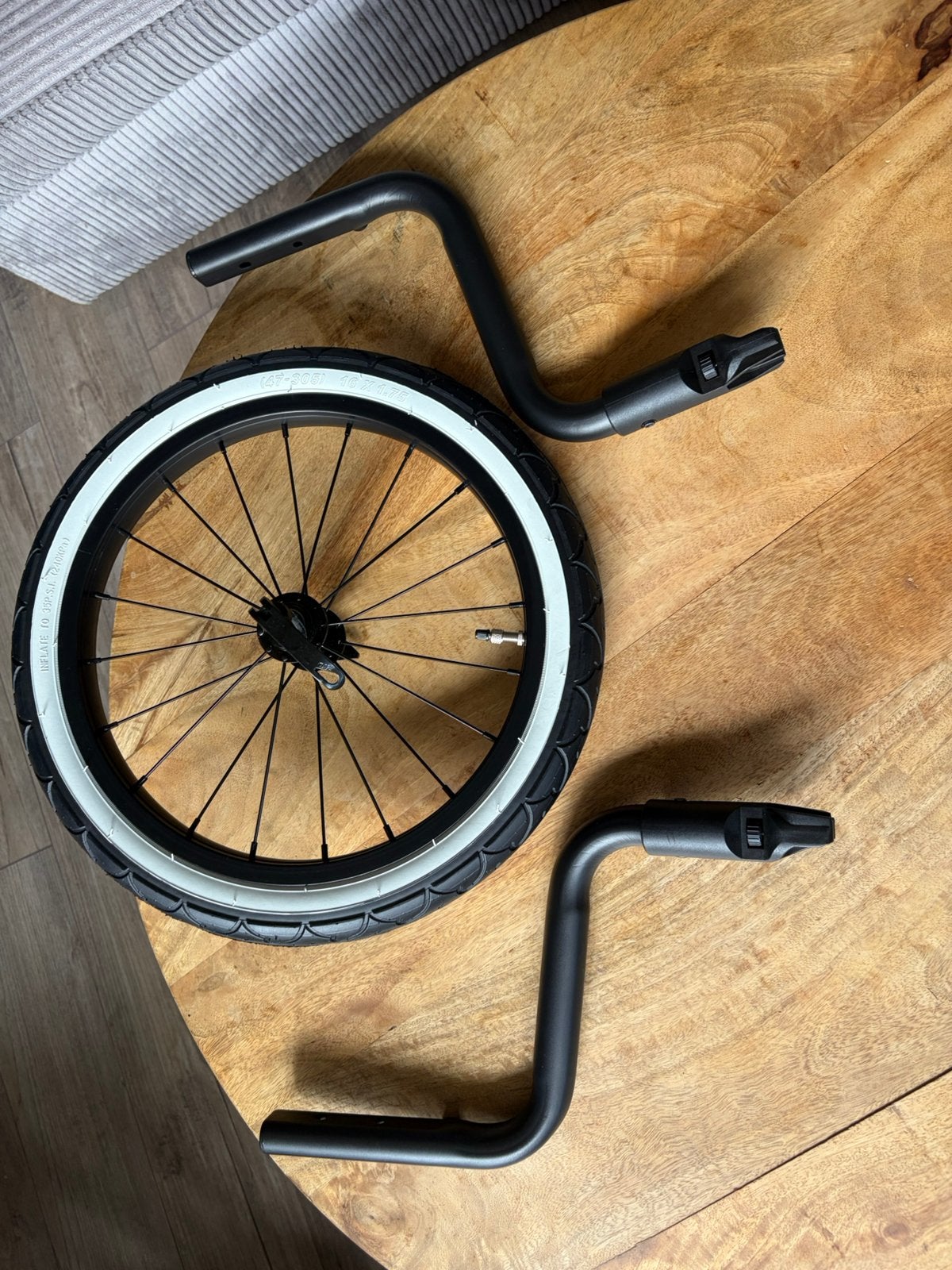 Deryan jogger wiel fietskar, Opvouwbaar, Nieuw, Ophalen of Verzenden, Kinderkar