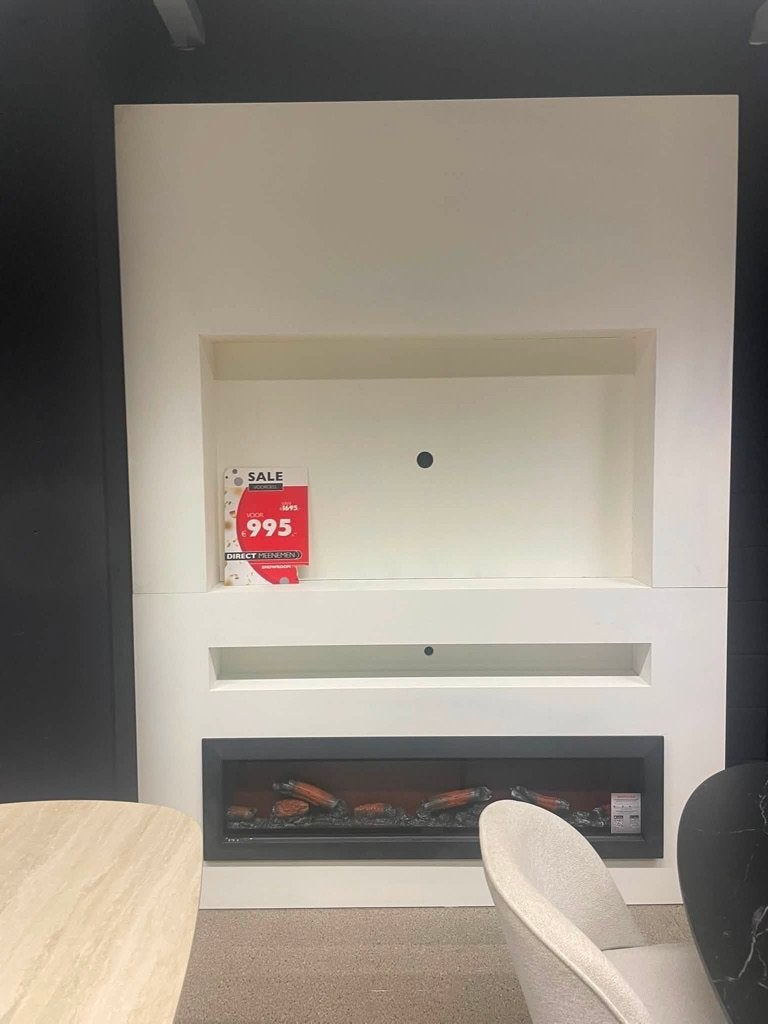 Cinewall met haard va €995, Ophalen, Nieuw, Vrijstaande haard, Elektrische haard