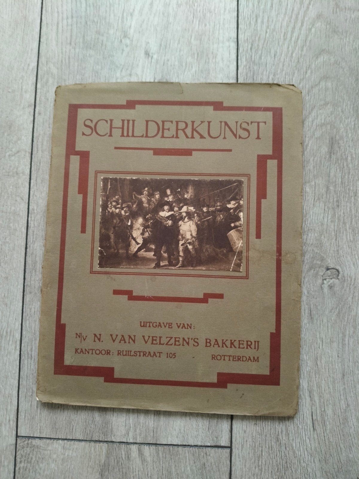 Plaatjesalbum Schilderkunst 1927, Verzenden, Gelezen, Plaatjesalbum