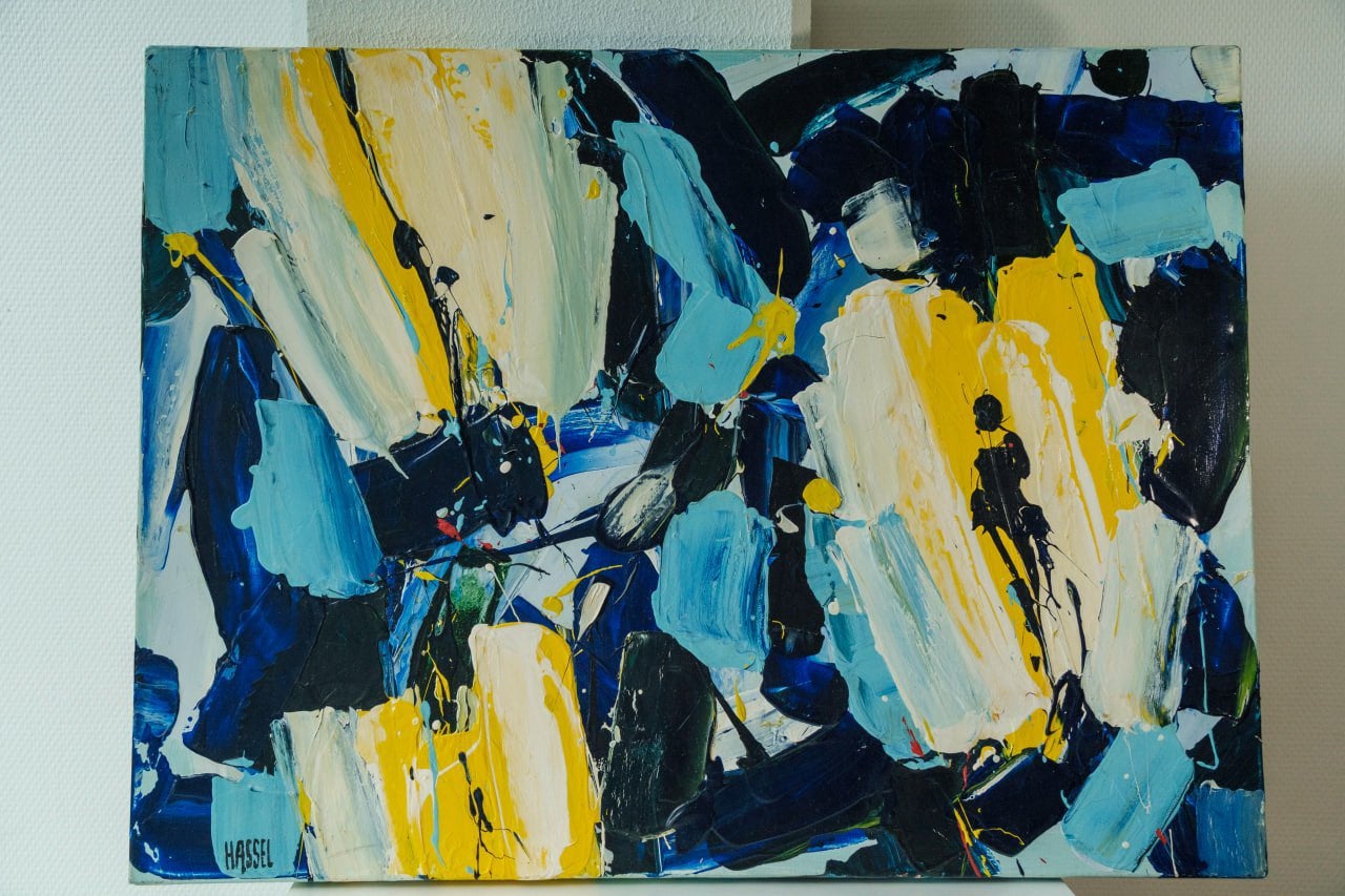 Ad van Hassel - Abstract composition Tulip, Ophalen of Verzenden