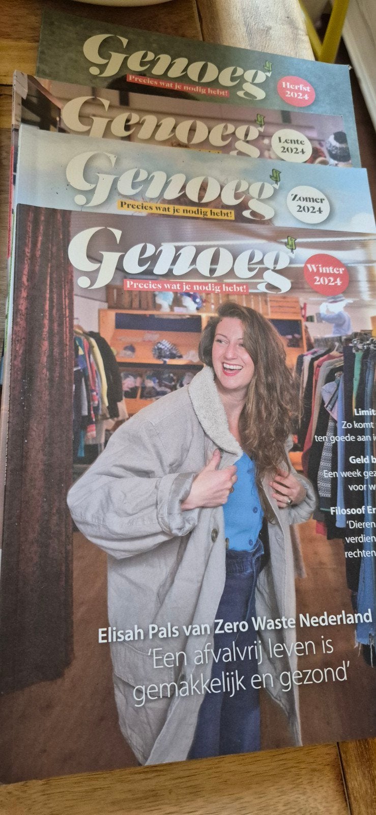 13 maal Tijdschrift GENOEG, Boeken, Ophalen of Verzenden, Zo goed als nieuw