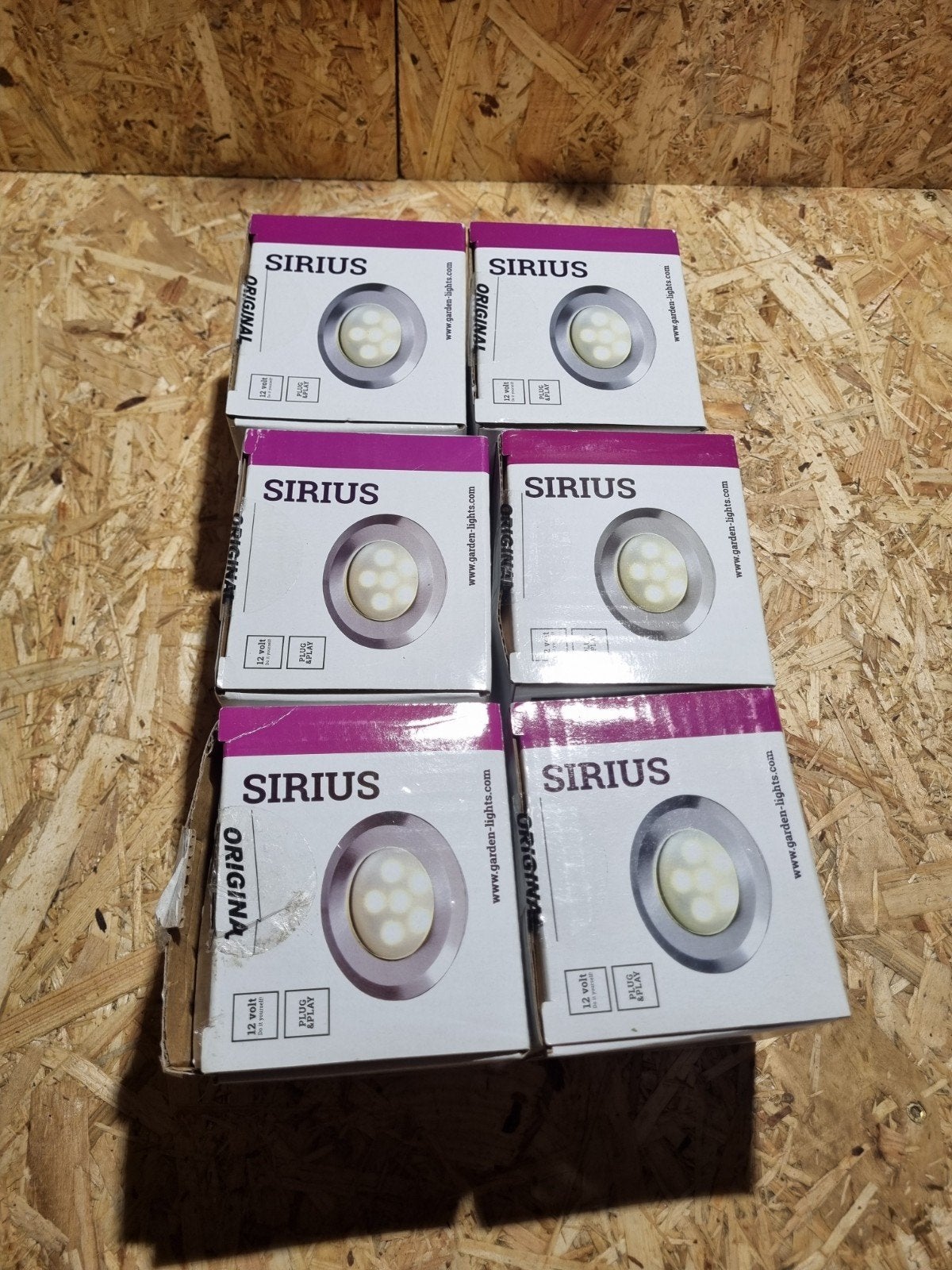 Garden Lights Sirius 12v Grondspot - Set van 6 LED Spots, Ophalen, Minder dan 50 watt, Nieuw, Netvoeding