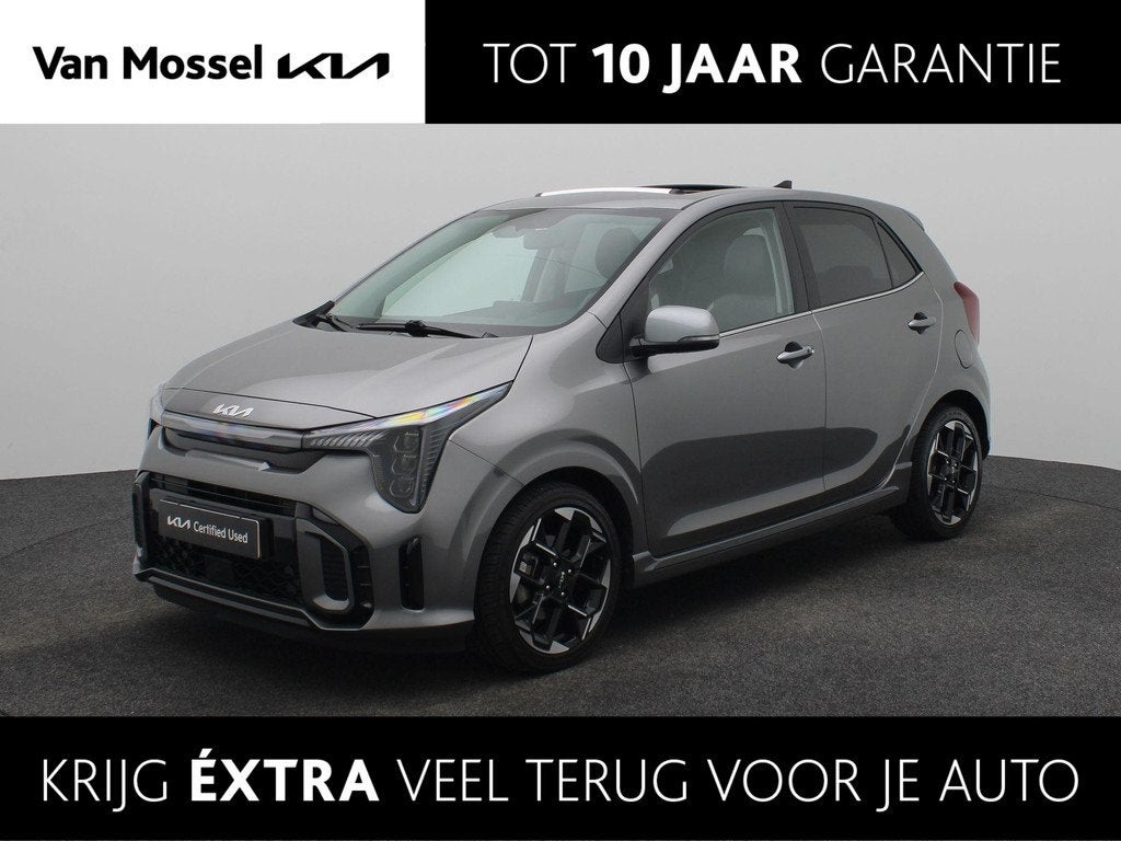 Kia Picanto 1.0 DPI GT-Line | NIEUW MODEL | Schuif/Kanteldak, Auto's, Kia, 12 maanden, Euro 6, 4 stoelen, Origineel Nederlands