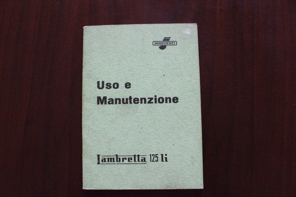 Lambretta 125Li 1959 scooter uso e manutenzione 125 Li, Ophalen of Verzenden, Overige merken