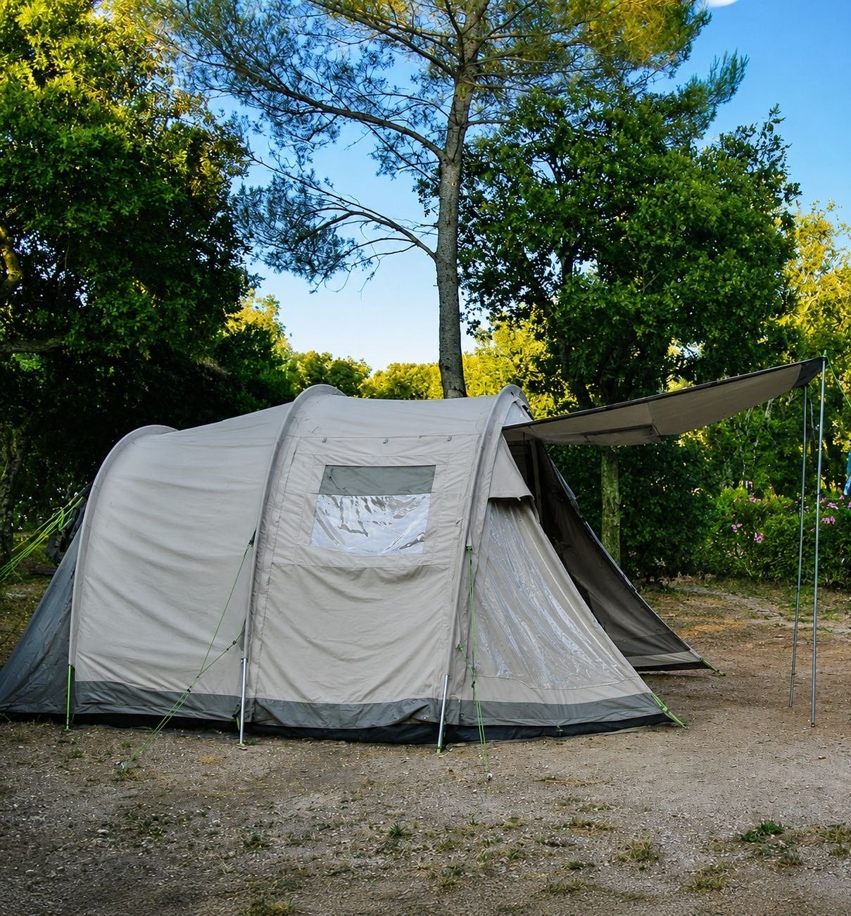 NOMAD Makonde IV Air / tunneltent - inritsbaar grondzeil, Caravans en Kamperen, Tenten, Ophalen, Gebruikt, Tot en met 4