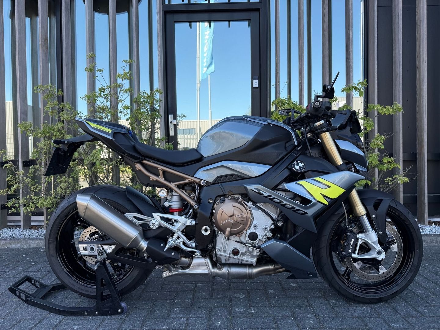 *VERKOCHT* BMW S 1000 R -2024- Bleustone Metallic- Nieuwstaa, 4 cilinders, Motorrijbewijs A, Bedrijf, Onbekend