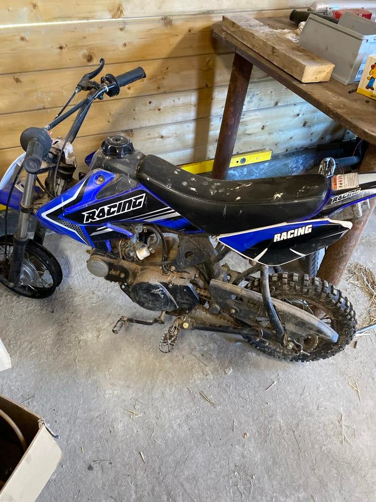 Kindercrossmotor 70cc - Mist voorband, Ophalen, Gebruikt, Overige merken
