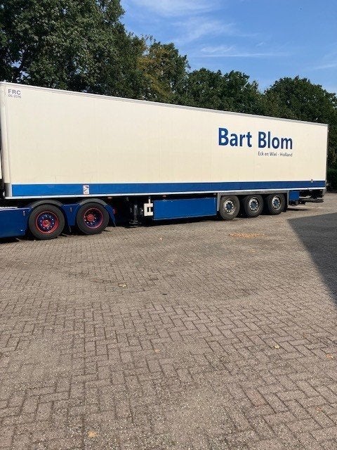 Koeloplegger, Auto's, Vrachtwagens, Bedrijf, ABS, Aanhangers en Opleggers, Wit, BTW verrekenbaar, Ophalen