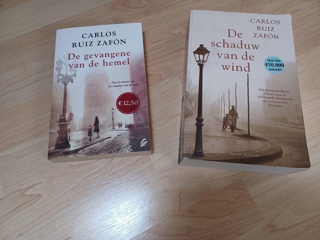 2x De schaduw van de wind & De gevangene van de hemel, Ophalen of Verzenden, Zo goed als nieuw, Carlos Ruiz Zafón, Nederland