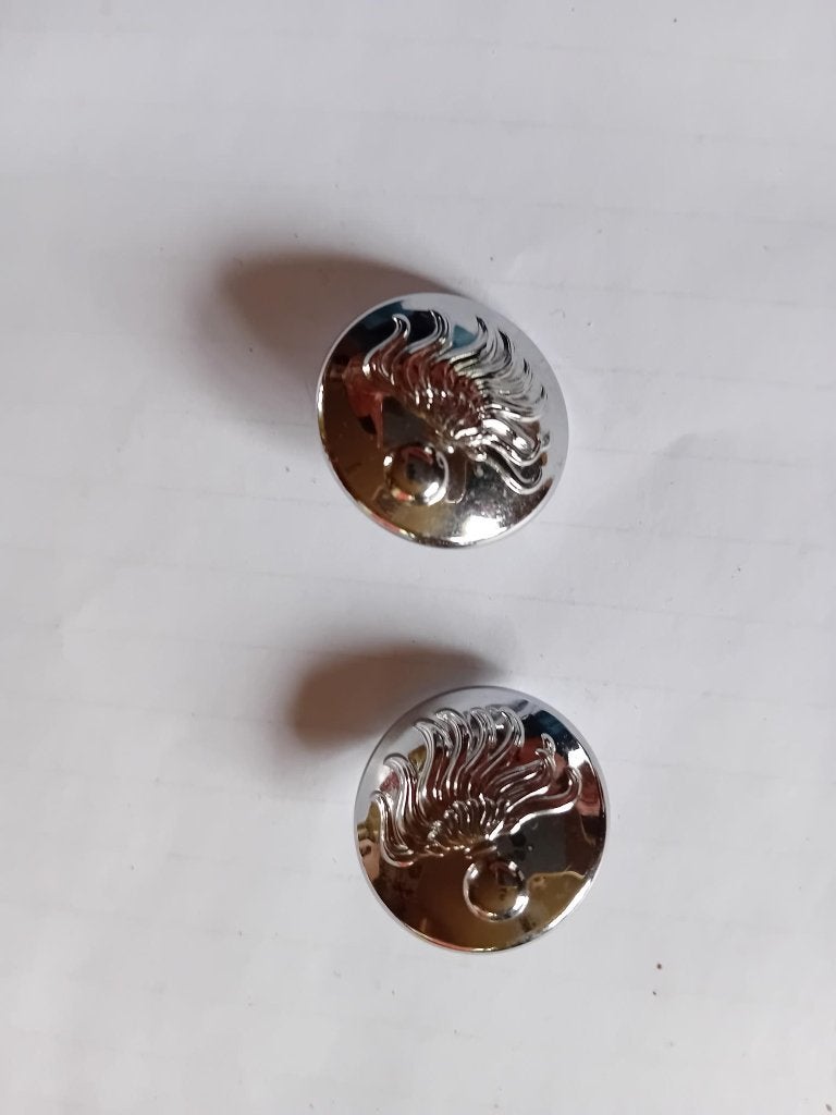 Korps Rijkspolitie set knopen 24mm, Ophalen of Verzenden, Landmacht, Nederland, Embleem of Badge