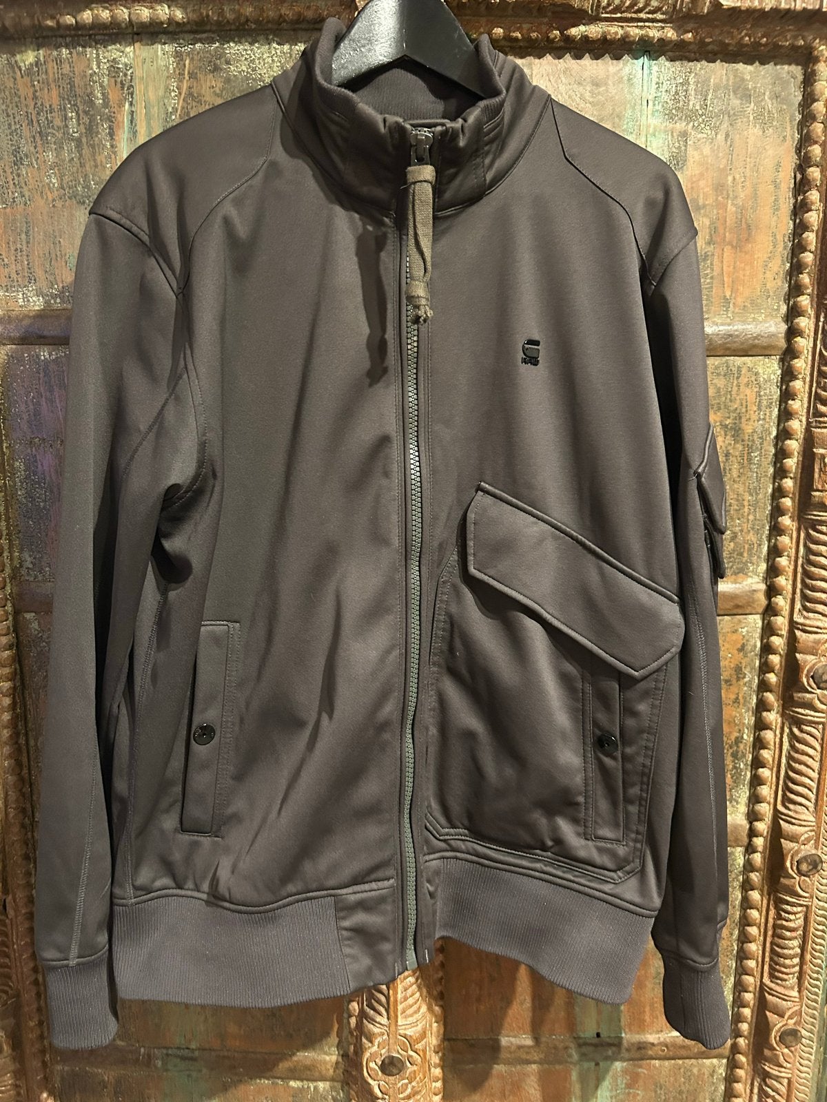 G-Star RAW Haworx Bomberjack - Zo goed als nieuw, Ophalen of Verzenden, Zo goed als nieuw, Maat 52/54 (L), Grijs