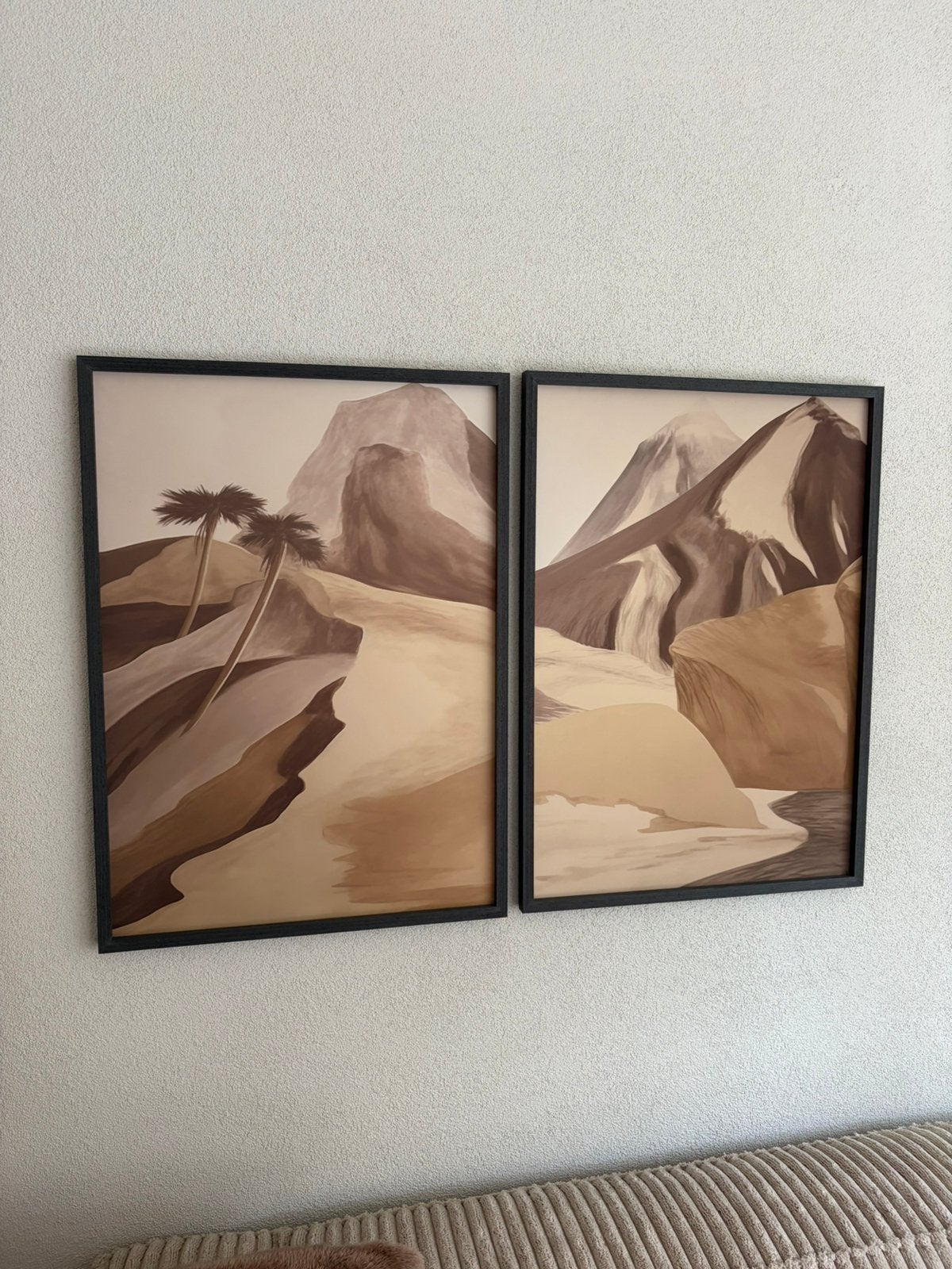 Art print Rocky Palm & Mountain Urban Cotton!, Ophalen, 50 – 75, Nieuw, Print