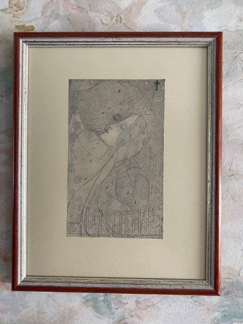 Oude  Prent   Jan  Toorop  .  1913, Ophalen of Verzenden