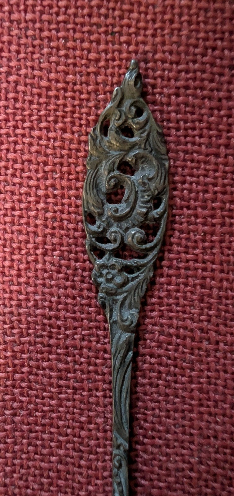Antieke zilveren cakevork / broodvork Oud Hollandsch 1919, Ophalen of Verzenden