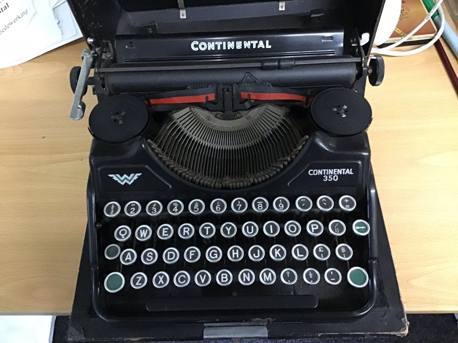 Koffer typmachine, Ophalen, Gebruikt