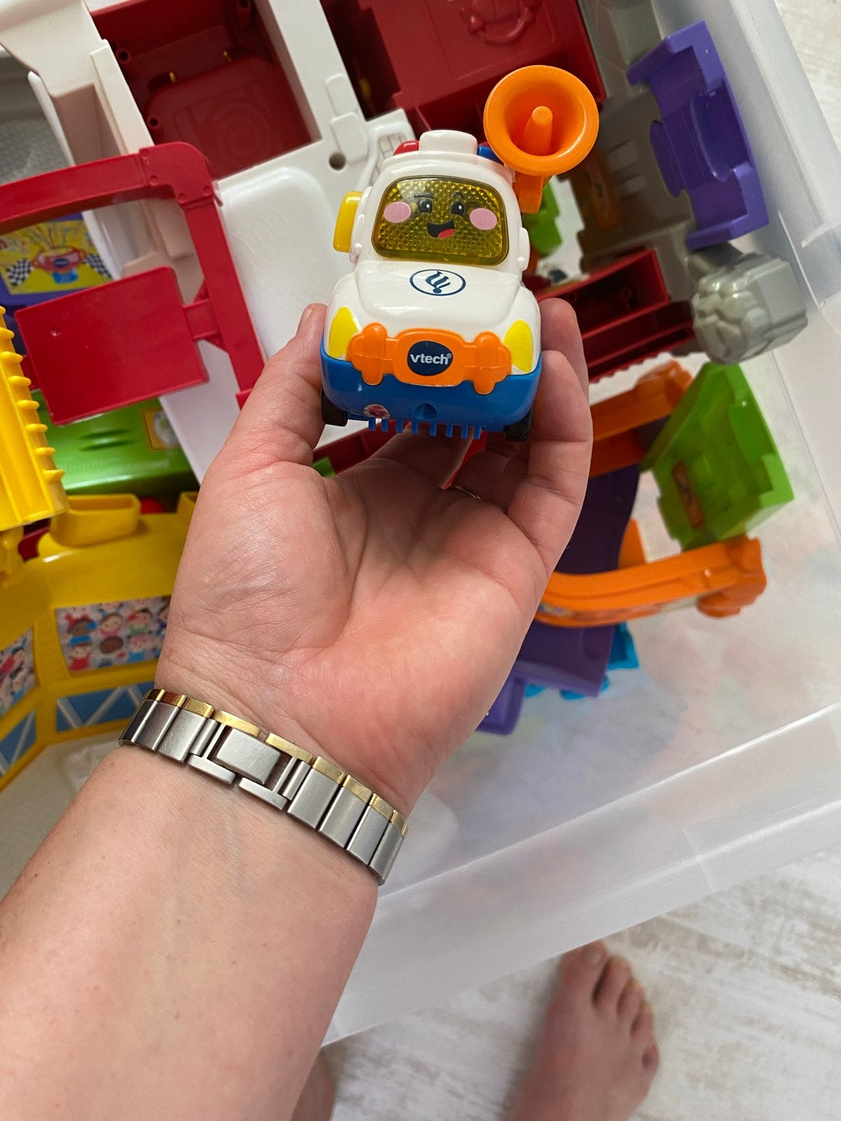 VTech Toet Toet Auto's: Banen, Voertuigen & Brandweerkazerne, Ophalen of Verzenden, Gebruikt, 2 tot 4 jaar