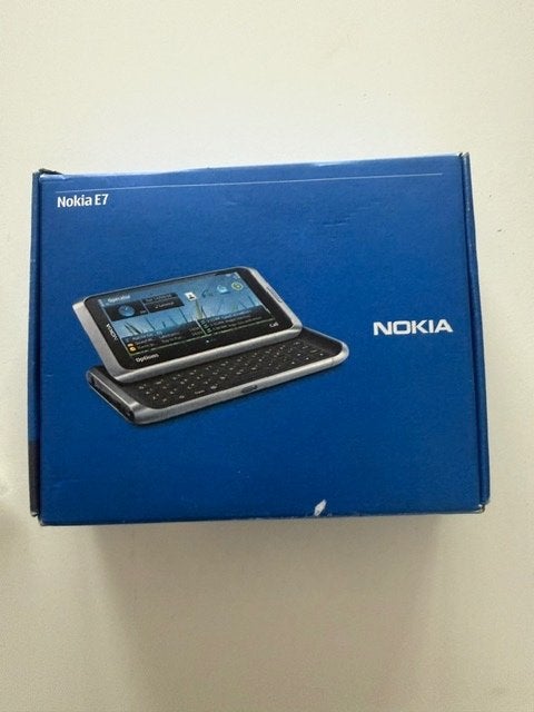 Nokia E7-00, Ophalen, Schuifmodel, Zwart, Nieuw