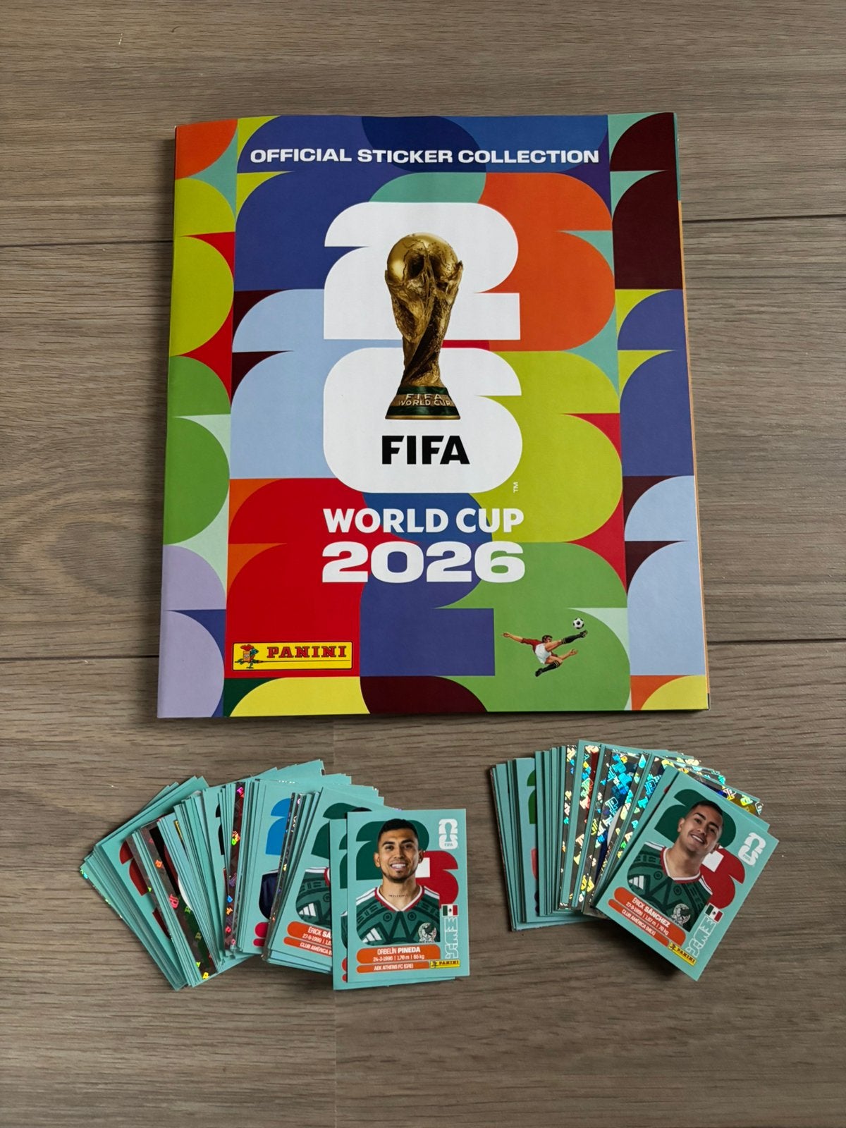 Panini Wk 2026 album + 142 stickers, Ophalen of Verzenden, Nieuw, Sticker