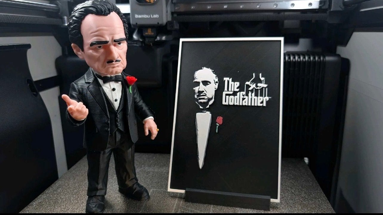 The Godfather 3D Model - Uniek Verzamelobject, Ophalen of Verzenden, Nieuw