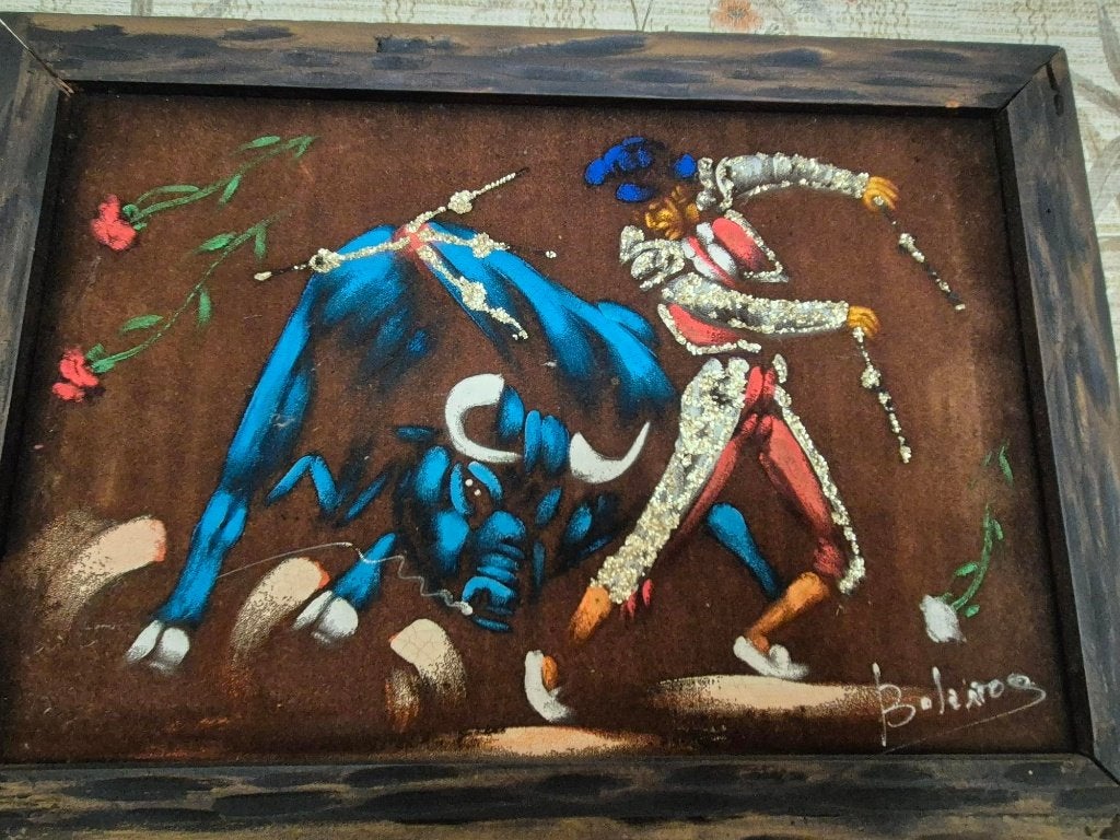 schilderij op fluweel, Ophalen, Overige ondergronden, Dieren, Olieverf