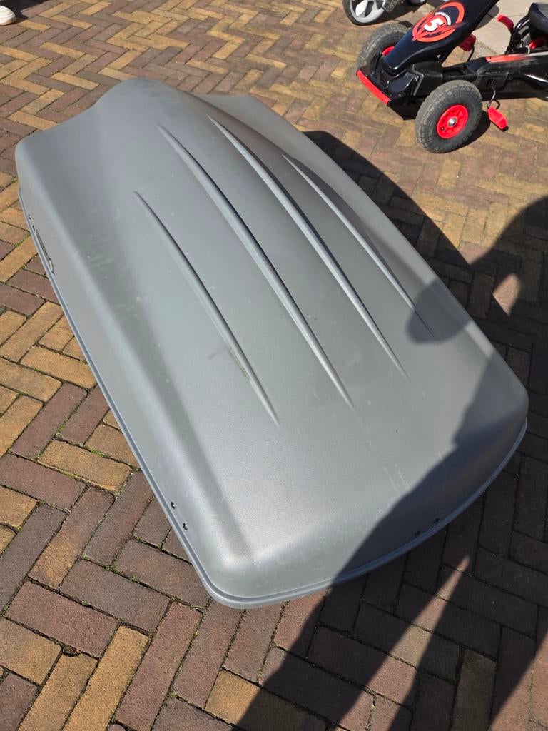 Modula Voyager 340 dakkoffer 340L – 140x75x40 cm – grijs – g, Auto diversen, Ophalen, Gebruikt