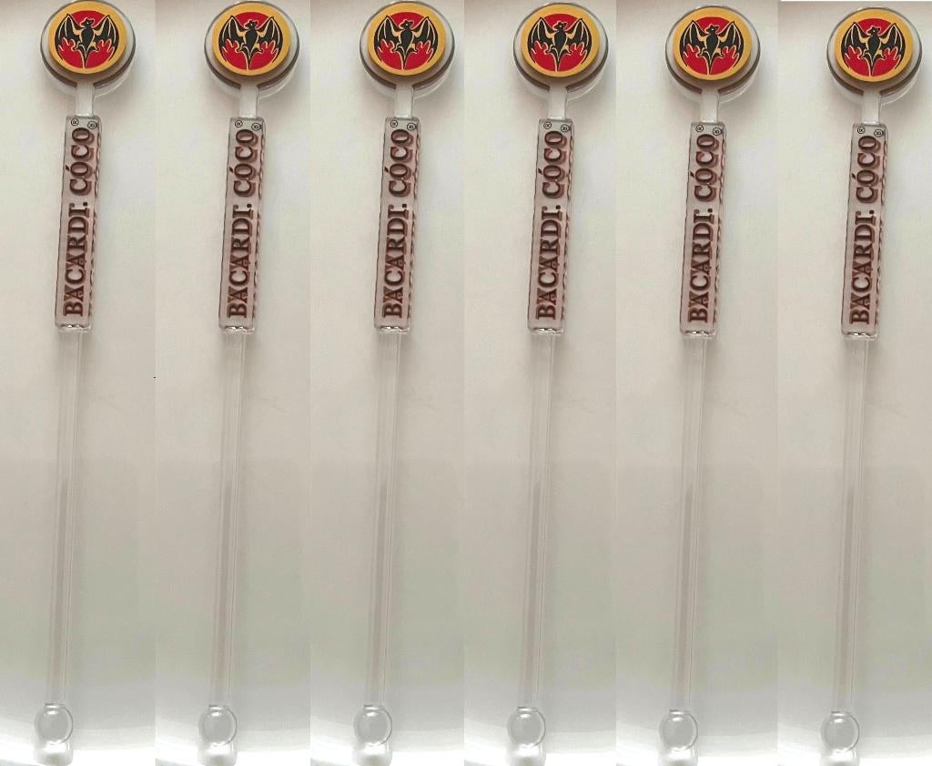 Bacardi Coco stirrers roerstaafjes ( 05, Verzenden, Nieuw, Gebruiksvoorwerp