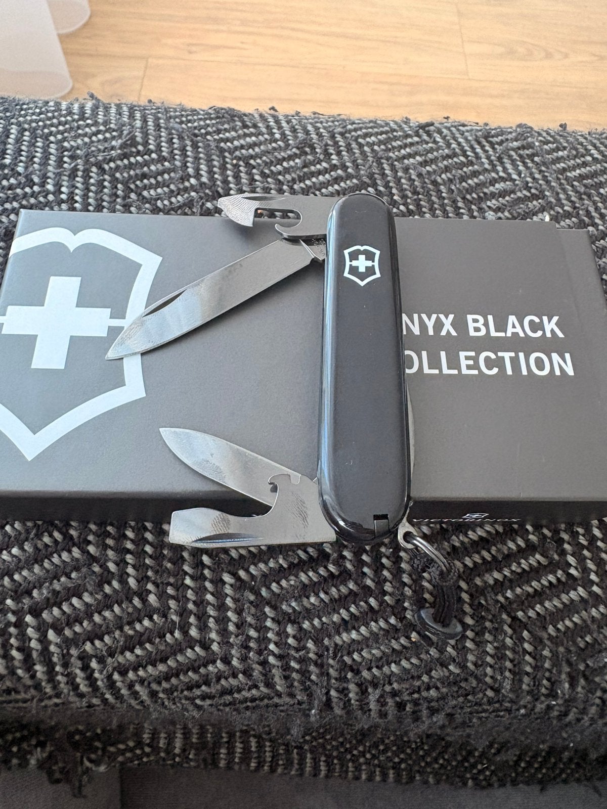 Victorinox Spartan onyx black zwitsers zakmes, Caravans en Kamperen, Ophalen of Verzenden, Nieuw