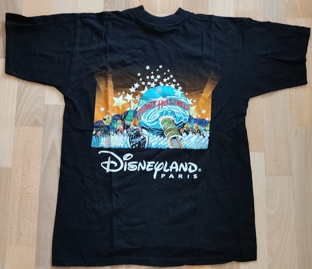 Vintage Planet Hollywood Disneyland Paris T-shirt Ongedragen, Ophalen of Verzenden, Overige figuren, Nieuw, Kleding of Textiel