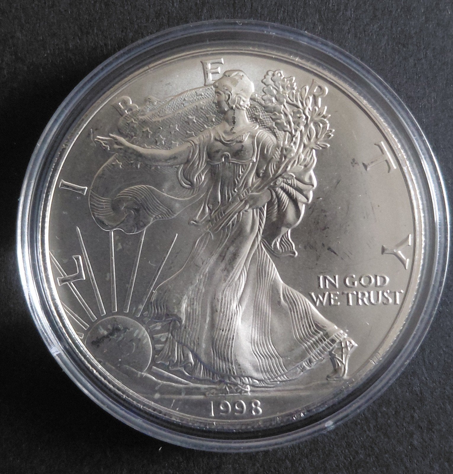 American Silver Eagle 1998 1 oz 999 zilver, Verzenden, Zilver