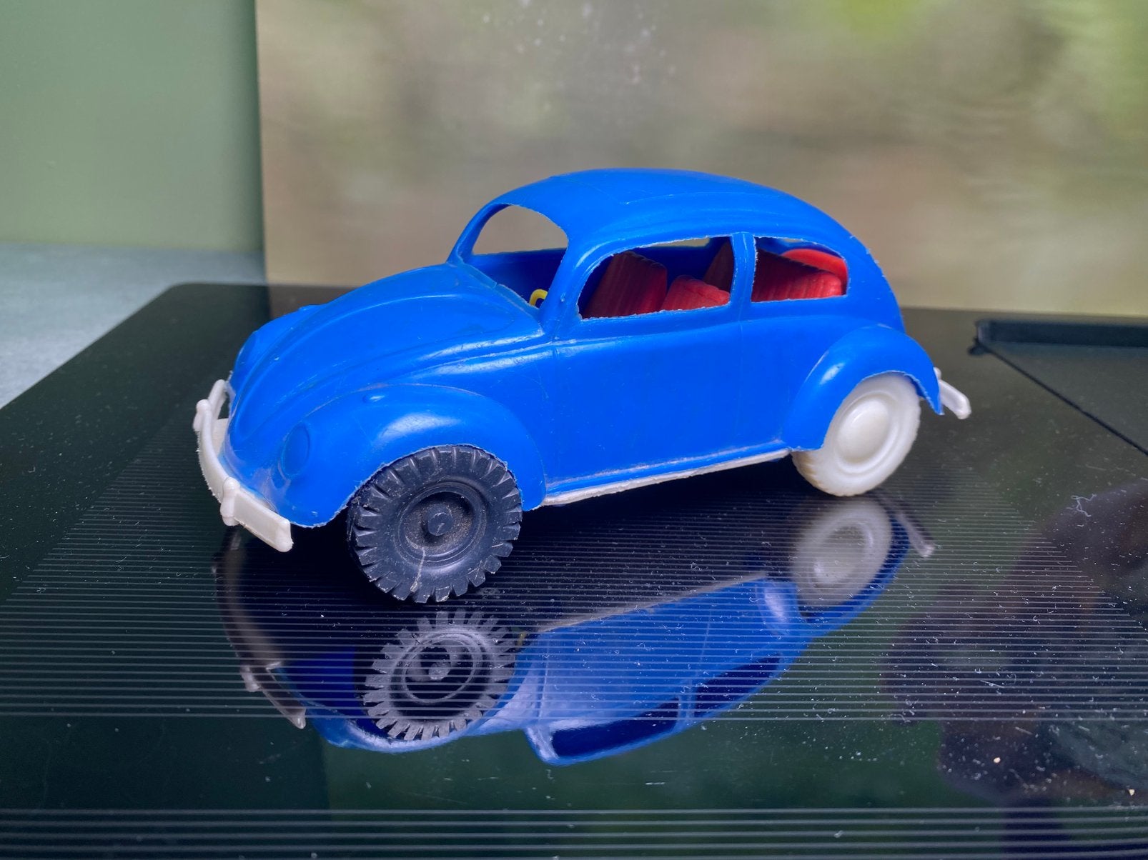 Plastic vintage volkswagen Kever., Antiek en Kunst, Ophalen of Verzenden