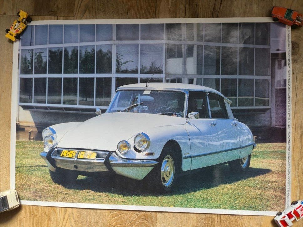 Poster Citroën DS, Gebruikt, Verzenden, Rechthoekig Liggend, A1 t/m A3