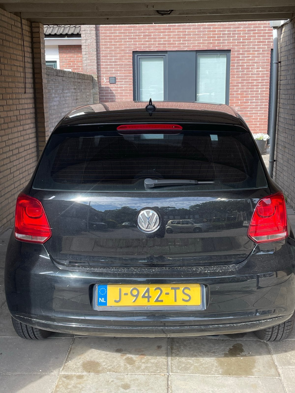 Volkswagen Polo 1.2 6V 44KW 5D My2009 2010 Zwart, Ophalen, Gebruikt, Volkswagen