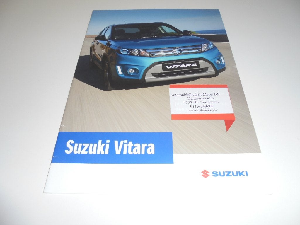 brochure Suzuki Vitara  2015, Ophalen of Verzenden, Nieuw, Overige merken