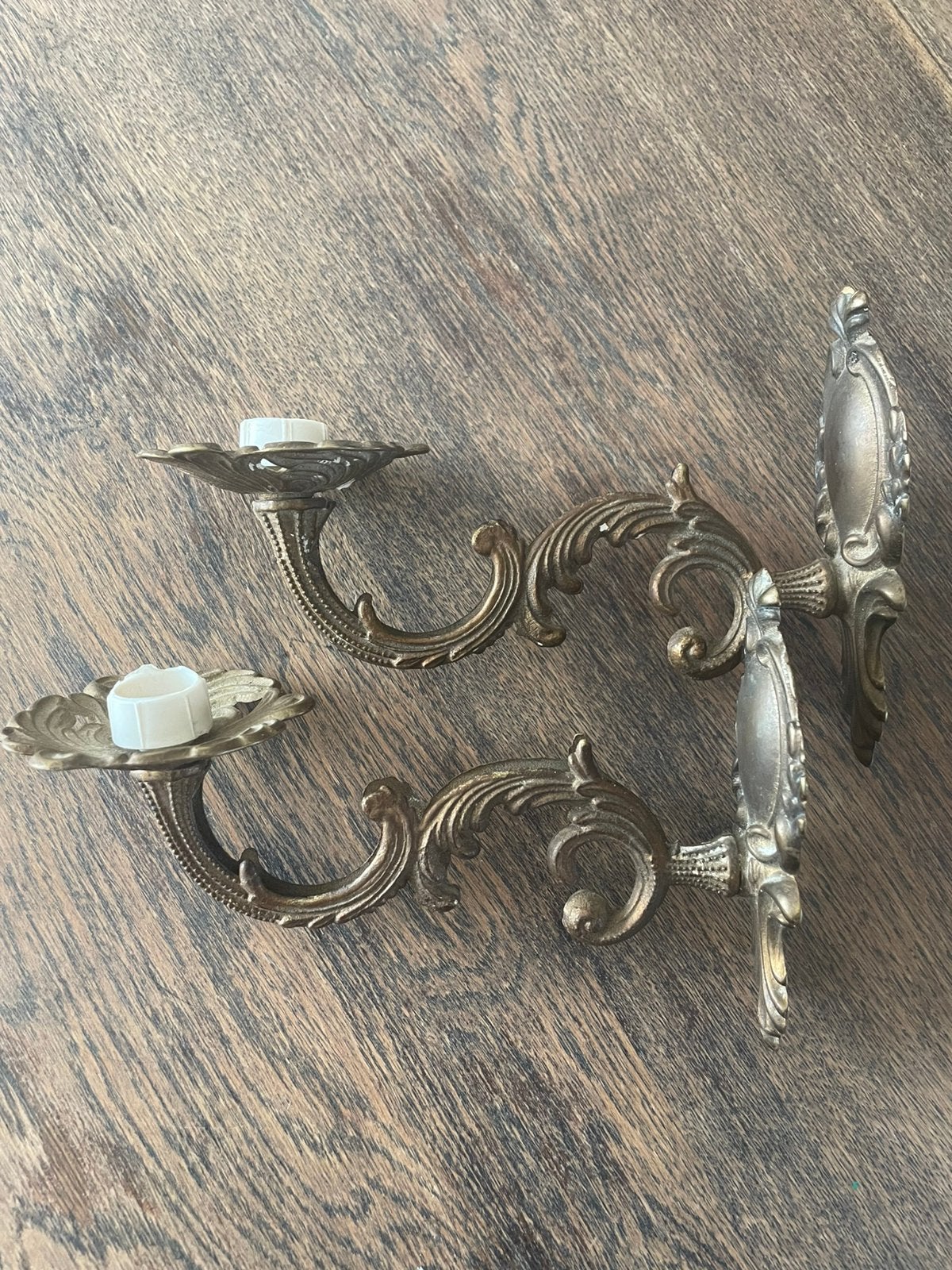 Set oude decoratieve pianolampjes, opknappertjes, Verzenden