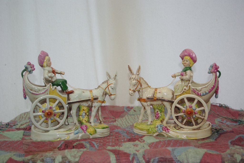Koets met paarden, Ophalen of Verzenden, Overige materialen, Beeld