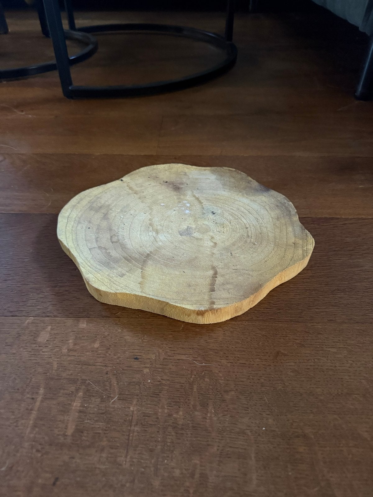 Gratis Houten onderzetter of decoratie schijf, Ophalen, Hout, Gebruikt, Landelijk