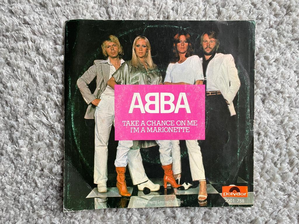 Abba single: take a chance on me, Cd's en Dvd's, Vinyl Singles, Ophalen of Verzenden, Gebruikt, Pop