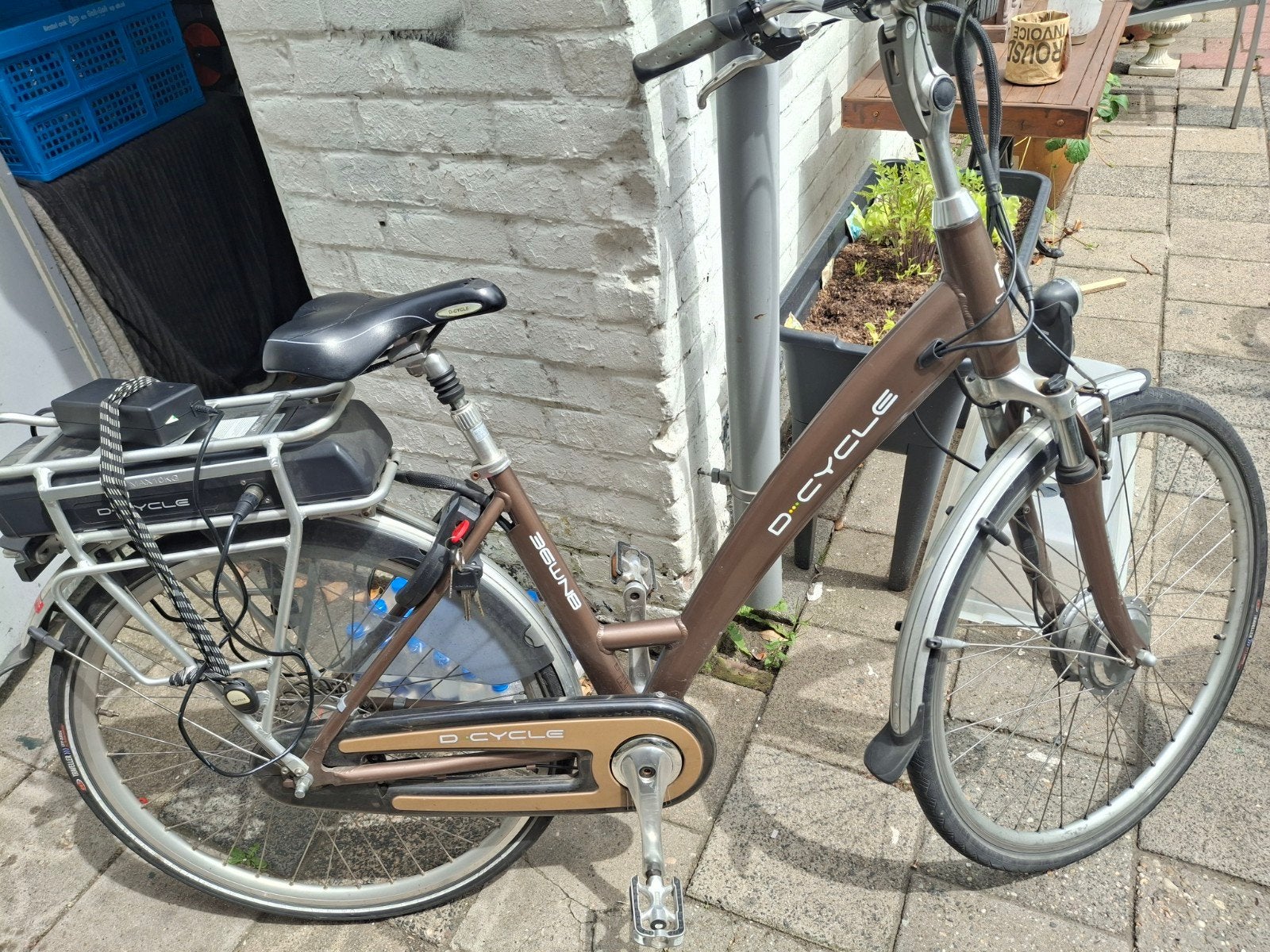 D-Cycle elektrische fiets met defecte accu, Overige merken, Minder dan 30 km per accu, Gebruikt, Ophalen of Verzenden