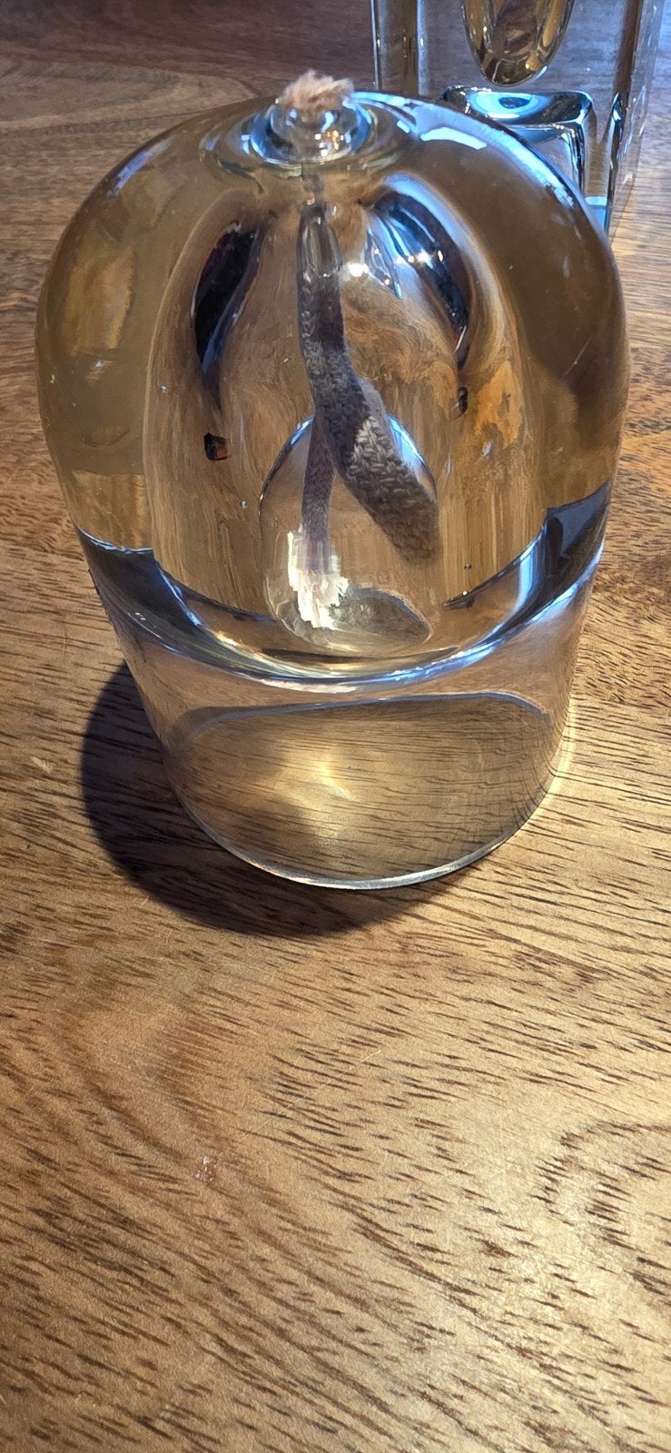 Glazen olielamp - Sfeervolle verlichting, Ophalen of Verzenden