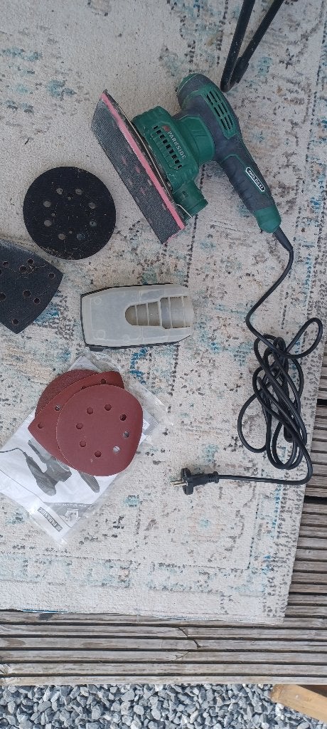 Elektrische schuurmachine, Ophalen, Gebruikt, Minder dan 600 watt, Vlakschuurmachine