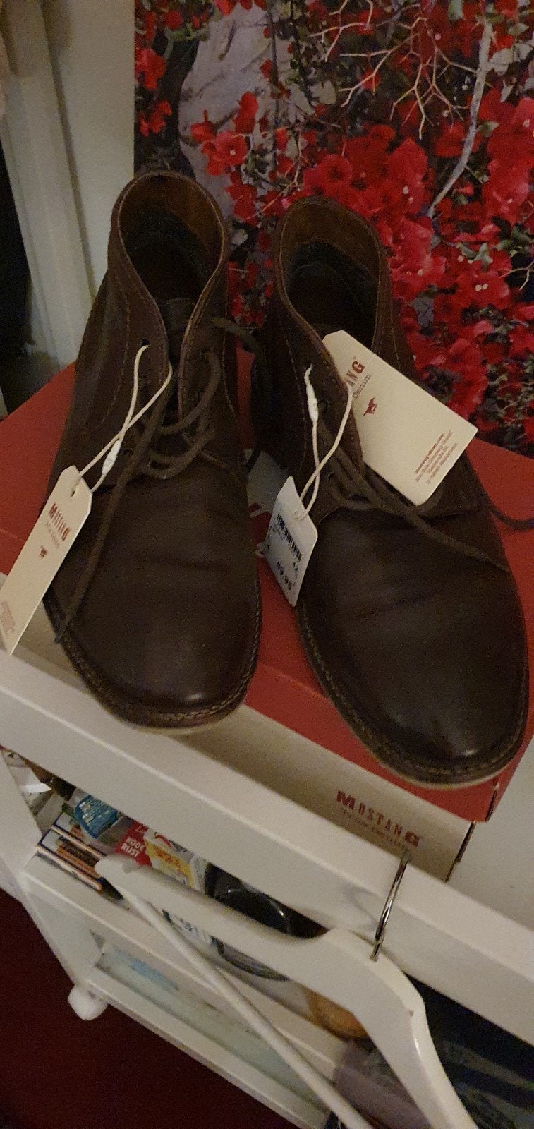 Nieuwe Mustang True Denim herenschoenen, maat 42, Bruin, Verzenden, Nieuw, Mustang True Denim