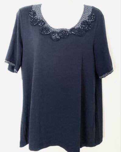 Gerry Weber blauwe top maat 44, Maat 38/40 (M), Blauw, Ophalen of Verzenden, Zo goed als nieuw
