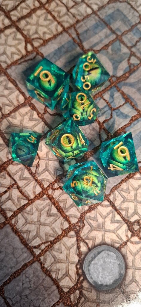 D&D RPG dobbelstenen: The ever watching eyes, Onbekend, Ophalen of Verzenden, Onbekend, Onbekend