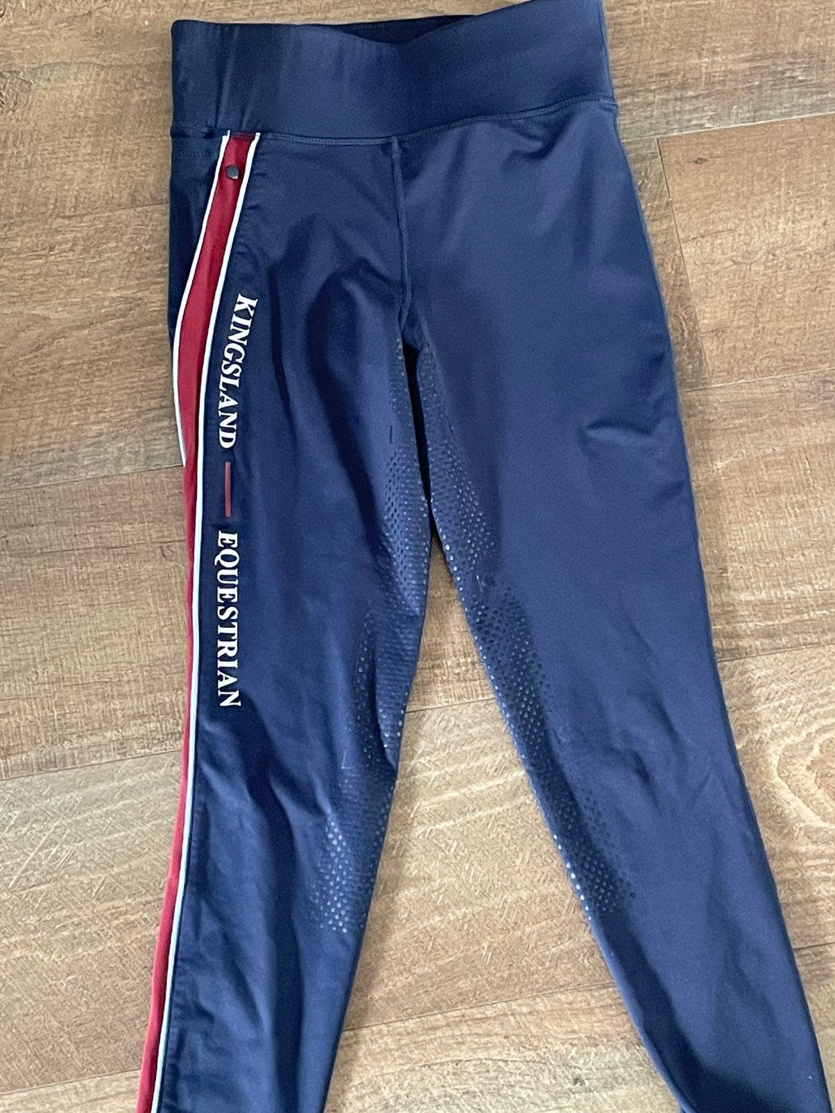 Donkerblauwe kingsland rijlegging maat 36, Dieren en Toebehoren, Paardrijkleding, Blauw, Kingsland, Dressuur, Zo goed als nieuw