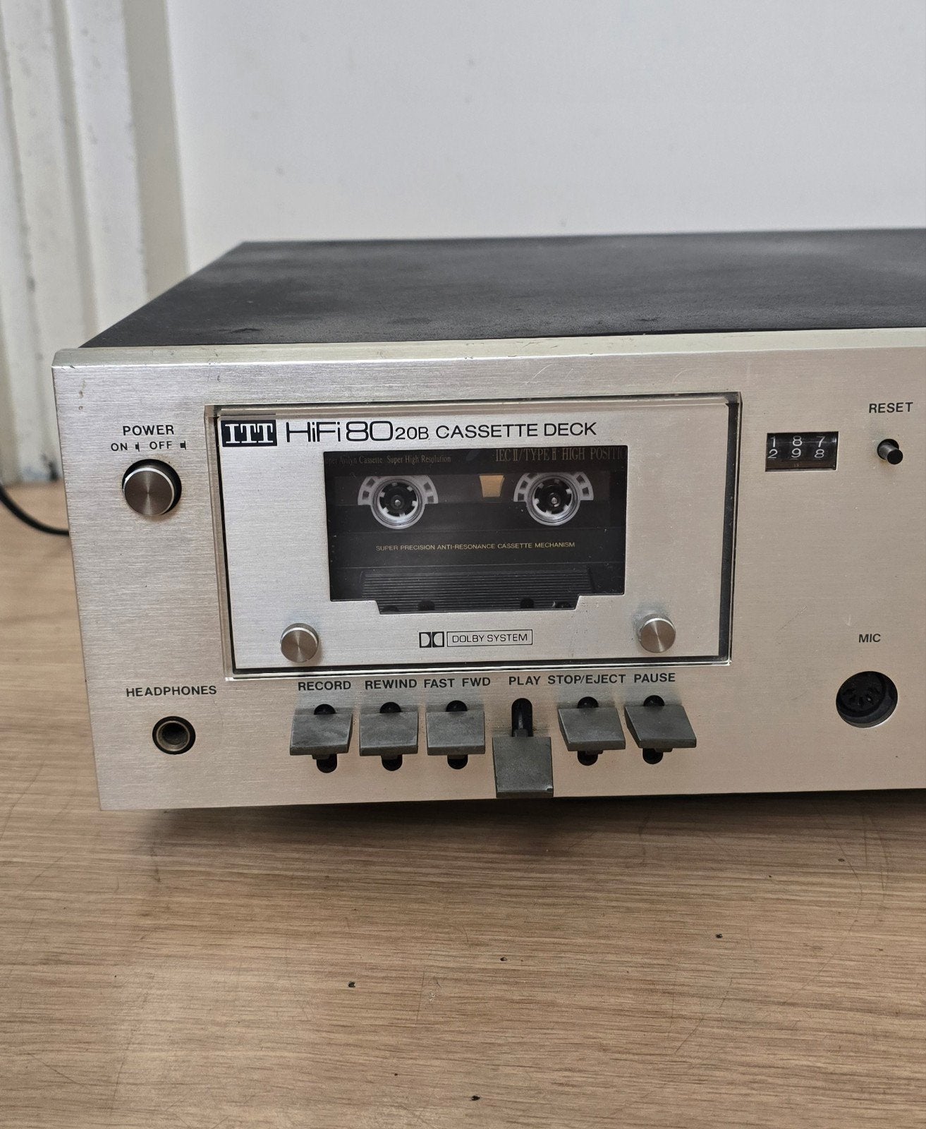 ITT HiFi 8020B Cassettedeck - Vintage Audio, Ophalen, Enkel, Overige merken, Tiptoetsen